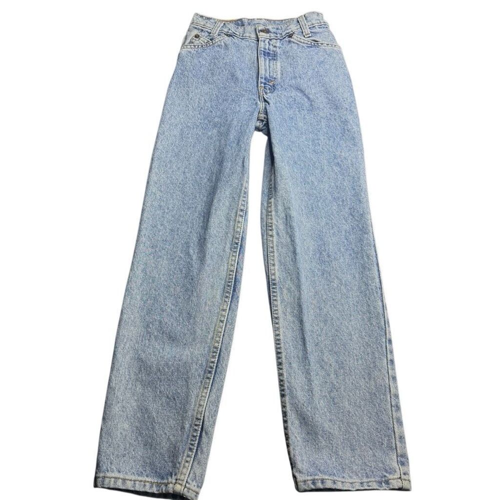 Vintage Levi’s Orange Tab 550 Slim Youth 14 Blue MADE IN USA 1997 Straight